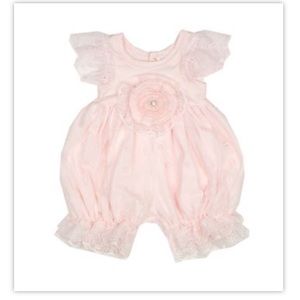 Haute baby pink ruffle bubble